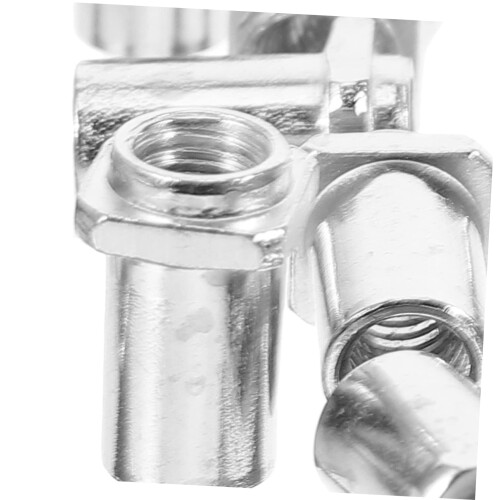 20pcs Drum Lug Nuts Set Silver Snare Drum Replacement Parts Easy Installation Compact Design 2