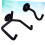 Metal Guitar Wall Mount Hanger Rack, Durable Holder for String Instruments, Space‑Saving Display 2