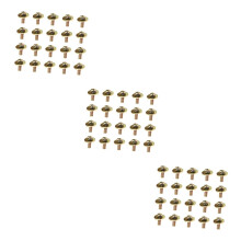 60pcs Drum Tension Screws Set for Snare Drums, Durable Metal Lug Mounting Screws for Kit