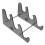 Acrylic Keyboard Stand with Ergonomic Typing Angle, Clear SpaceSaving Riser for Office and Gaming 1