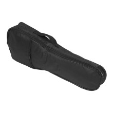 Black Ukulele Gig Bag with Thickened Protective Padding, Lightweight Dustproof Carrying Case