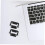 1 Pair Keyboard Stand Feet for Mechanical Keyboard, Ergonomic Typing Angle and Enhanced Stability 5