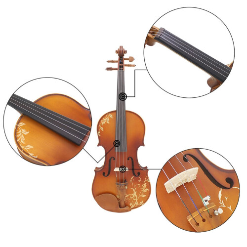 Professional AV17 German Silver Violin String Set for Stable Tuning and Consistent Tone Balance 1