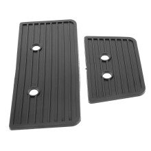 2pcs Bass Drum Pedal Stopper Set Non‑Slip Rubber Support for Enhanced Stability and Floor Protection