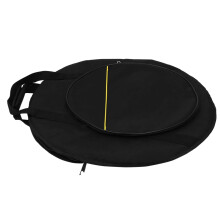 Thick Padded Cymbal Bag with Side Pocket Durable Oxford Carrying Case for Percussion Instruments