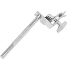 Drum Cowbell Holder Adjustable Clamp Mount with 6 Inch Extension Arm for Bass Drum Kit