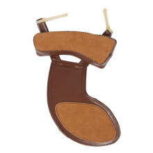 Soft Sheepskin Violin Shoulder Rest Pad for 4/4 Violin with AntiSlip Stability and Easy Wash Design