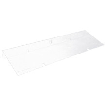 Clear Acrylic Keyboard Stand for Desk, Ergonomic Typing Angle, Transparent Riser Organizer