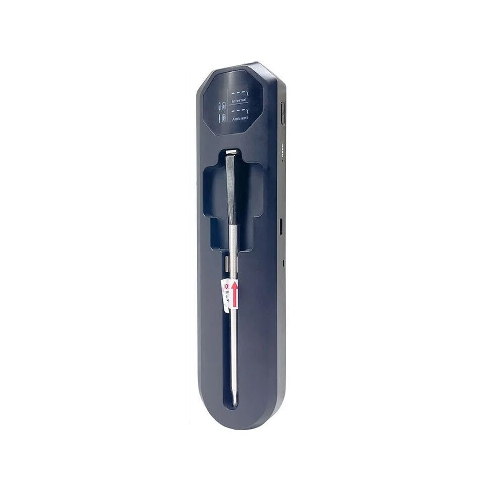 Wireless Digital Meat Thermometer Dual Thermometer Ceramic Probe Ipx7 Waterproof Grill Bbq Oven Cooking Tauoh