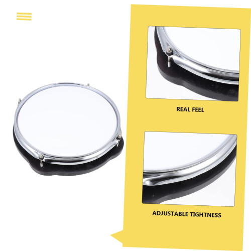Drum Practice Mute Pad for Quiet Practice Beginners Noise Reduction Cushion White 2