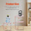 Locker Organizer Shelf Stackable Extra Locker Shelf for School Locker Organizer Storage Cabinet Suitable 6