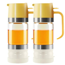 2Pcs 10OZ/300ml Honey Dispenser No Drip - Syrup Pump Dispenser for Coffee, Honey Jars for Coffee Syrup Dispenser