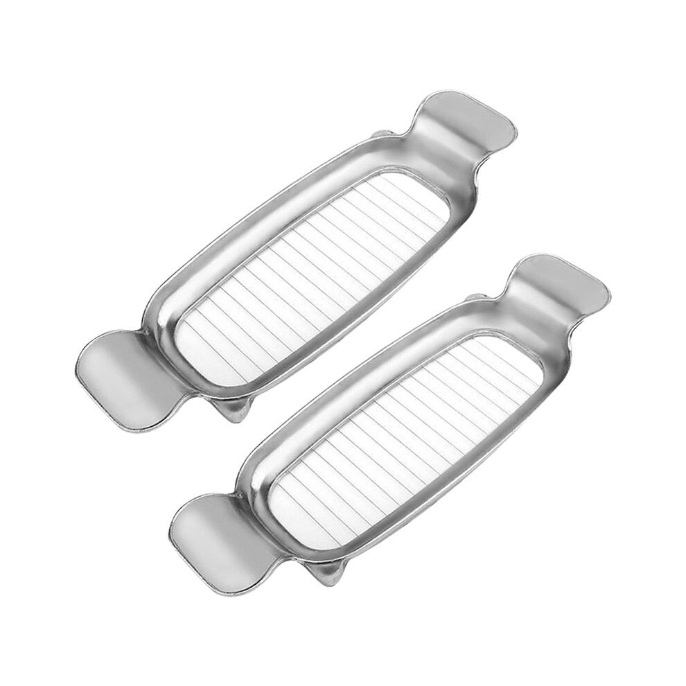 Tauoh 2 Pcs Aluminum Alloy Butter Cheese Slicer 17 Wires Butter Cutter Dishwasher Safe Butter Slicer Into 1/4 Inch Average