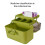 Transparent Three-Layer Folding Storage Box with Detachable Medicine Box Portable Medicine Storage Container 3