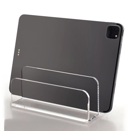 Acrylic Mail Holder Mail Organizer Countertop with Letter Sorting Compartments Office Essential 1