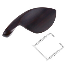 Ebony Violin Shoulder Rest Pad with Comfortable Shoulder Support and SlipResistant Grip Design