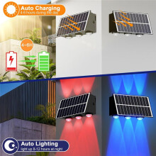 Outdoor Solar Lights for Fence Lights and Down Solar Wall Lamps Waterproof Solar Outside Lights for Yard Garden Patio