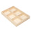 Desktop Wooden Storage Rectangular 6 Grid Box Office and Kindergarten Stationery Storage Grid Multi-Grid Square 6 Grids 1