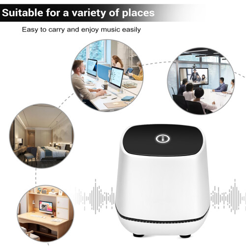 Desktop Speaker USB Powered and 3.5mm Audio Input Wired Computer Audio for PC/ Phone and Tablet Computer 2