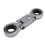 5-Piece Flex- Stubby Ratcheting Combination Wrench Set,  Wrench Set, Double Box End Flex-,  Spanner Set 8
