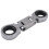 5-Piece Flex- Stubby Ratcheting Combination Wrench Set,  Wrench Set, Double Box End Flex-,  Spanner Set 9