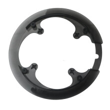 2X 8Holes 42T BIke Crank DIY Cover Bicycle Crankset Chain Wheel Cover Guard Mountain Bike Chain Protector-Gray
