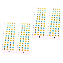 Ukulele Fretboard Stickers for Beginners Fast Learning Aid Easy Peel Scale Note Decals