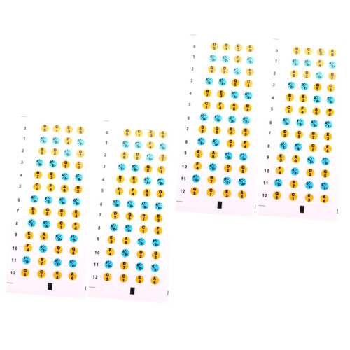 Ukulele Fretboard Stickers for Beginners Fast Learning Aid Easy Peel Scale Note Decals