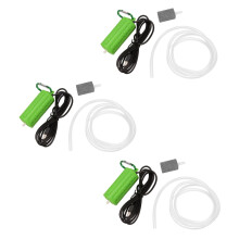 3X USB  Aerazione Pompa Aria Pompa Acquario Aeratore Ultra Tranquillo Verde