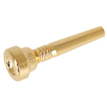17C Gold Plated Trumpet Mouthpiece for Beginners with Comfortable Rim and Consistent Tone