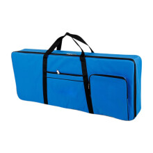 Blue 61 Key Keyboard Gig Bag Tailored Slim Fit for Electric Piano Dust Protection