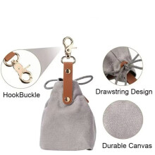 Pochette à Friandises pour Chien, Sac de Dressage Portable avec Cordon de Serrage, Étanche - Idéal pour la Marche et les Activités de Plein Air