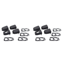 2X Kit de Adorno de Tapa de Extremo de Manija de Puerta de Coche con TapóN 9101AA para 307 C2 C3