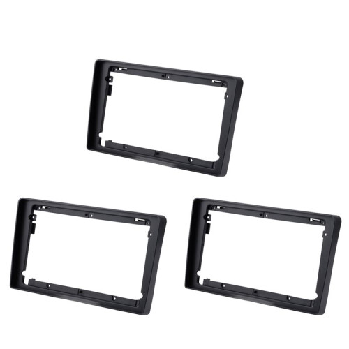 3X 2Din 9 Polegadas Controle de Carro para Painel de RáDio com Moldura de ÁUdio para  Granta 2011 - 2017