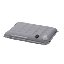 Support de siège gonflable extensible et peu encombrant,-gris