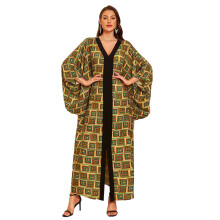 Soft And Breathable Dolman Sleeve Robe Long Dress For-Section 1