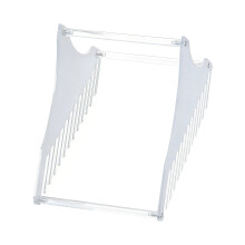 Schallplatten-Organizer mit 12 Fächern aus Acryl für