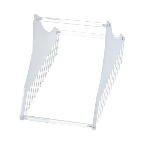 Easy Assembly 12 Slots Acrylic Vinyls Record Organizer For