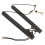 Adjustable Padded Saxophone Shoulder Strap with Comfortable Support and Professional Gold Thread 1