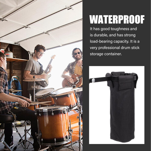 Drumstick Bag with Durable Protective Construction and Multiple Stick Capacity for Drummers 2