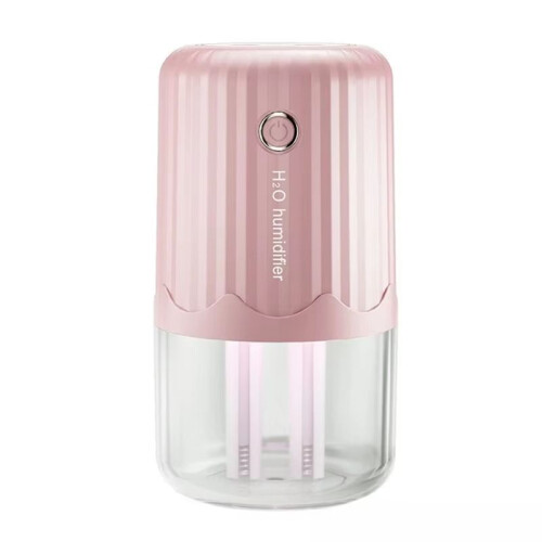 Large Capacity USB Humidifier with Double Spray, Quiet Operation, Night Light & Aroma Diffuser for Home and Office B
