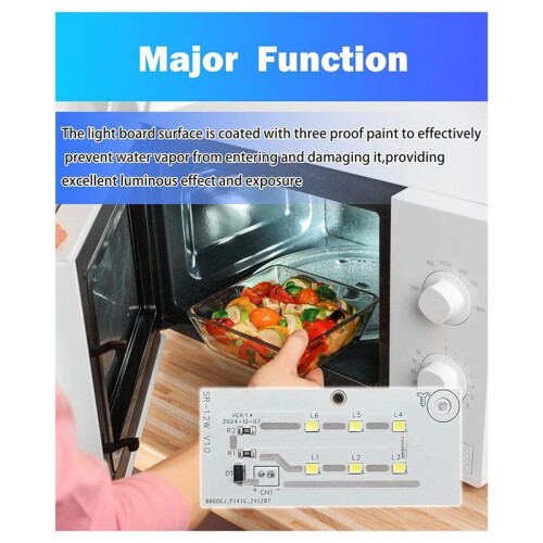 Microwave LED Light Board Replacement Fits for    Microwave, Replace 5304517872 5304499540