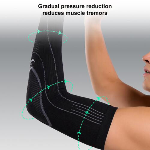 Long Elastic Compressions Arm Sleeve for-fluorescent green M 1