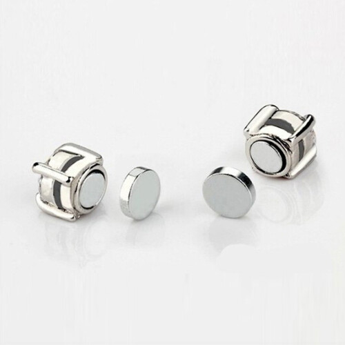 3 Paar Mode Ohrstecker Ohrring Weiß + Silber Farbe 2