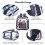 3X Heavy Duty Clear Backpack,Security Transparent School Backpack,See Through Bookbag for Work, Security Check Travel 5