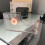 2X Design Acrylique de Luxe Devidoir Transparent de Ruban de Table de Bureau or Rose 7
