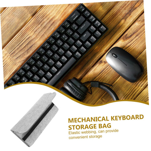 Mechanical Keyboard Case with Soft Lining and Key Holder for Travel and Storage 2