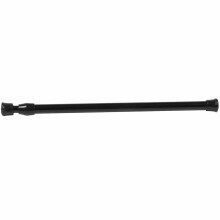 10 Pack Cupboard Bars Tensions Rod Spring Curtain Rod for DIY Projects, Extendable Width, 11.81 to 20 Inches (Black)