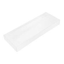 Clear Acrylic Keyboard Cover Dustproof Transparent Protector with Visible Ergonomic Fit