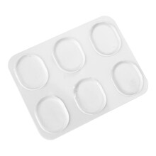6Pcs Transparent Silicone Drum Dampener Pads for Snare and Cymbal Overtone Noise Reduction